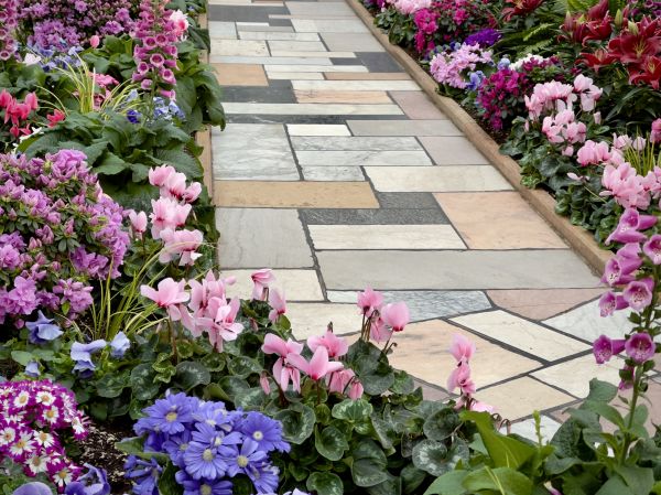 Garden Path Installation in Marana