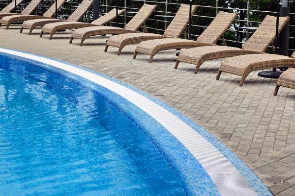 Poolside Hardscaping in Marana